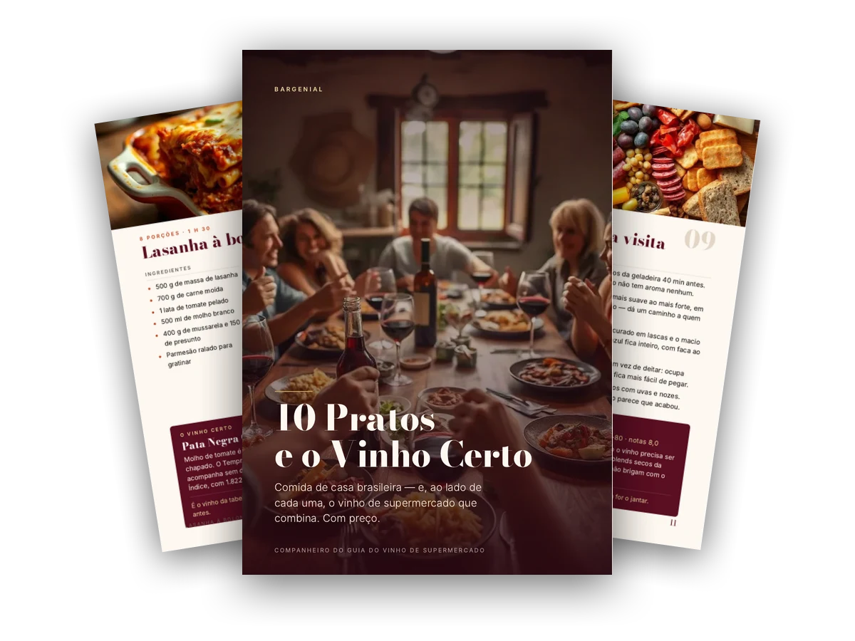10 Pratos e o Vinho Certo